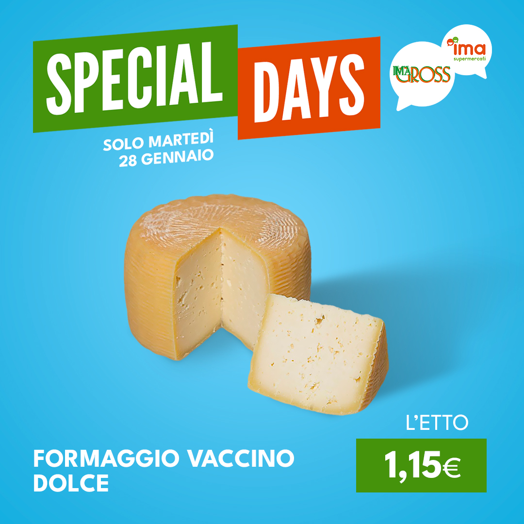 SPECIAL DAYS-martedì 28