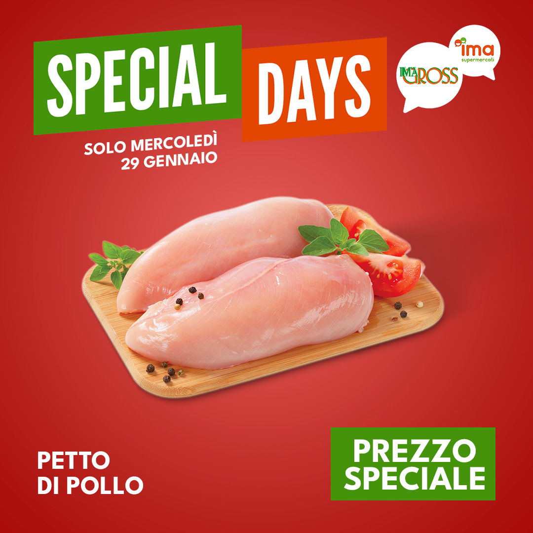 SPECIAL DAYS-mercoledì 29