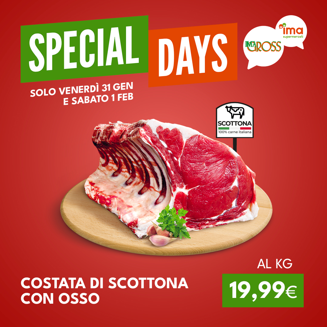 SPECIAL DAYS-ven 31 e sab 1